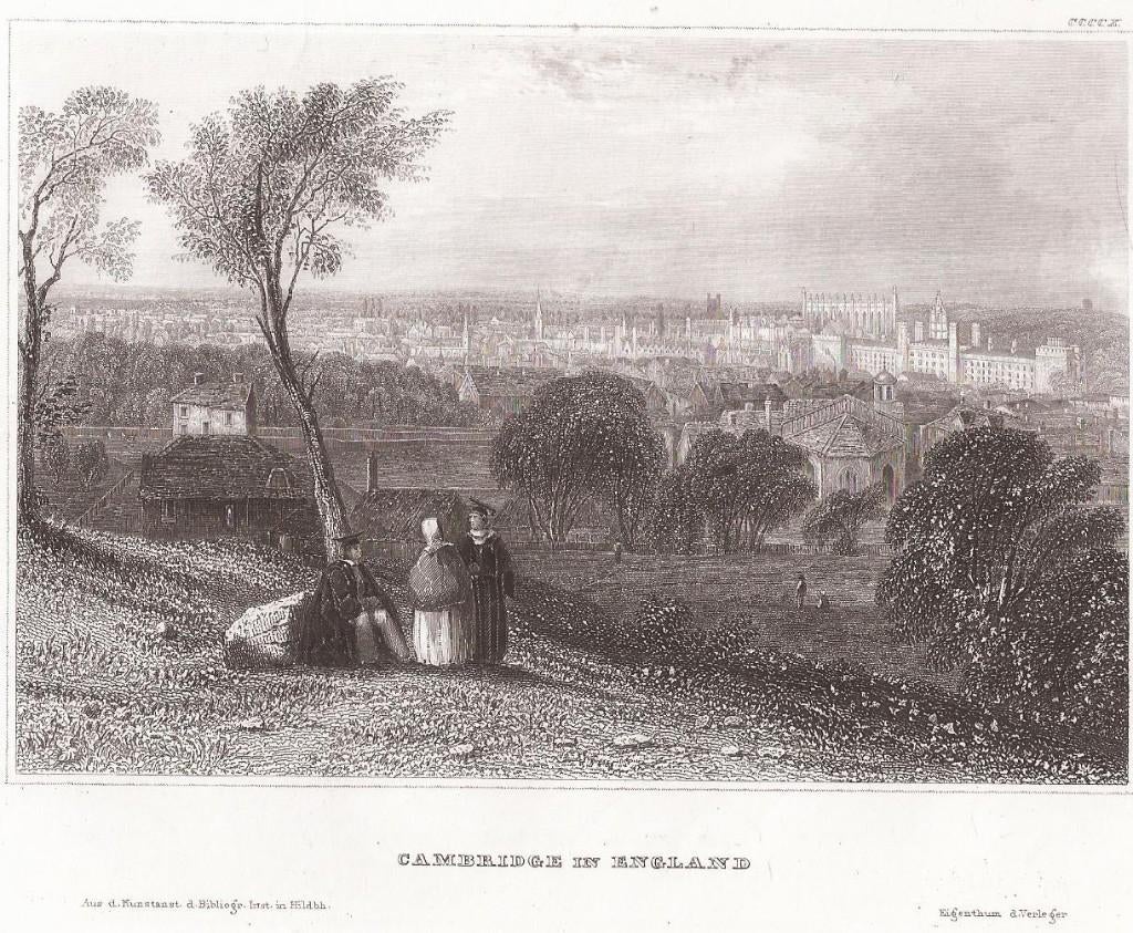 Camebridge. Cambridge in England. Gesamtansicht von Cambridg, Ophalen of Verzenden