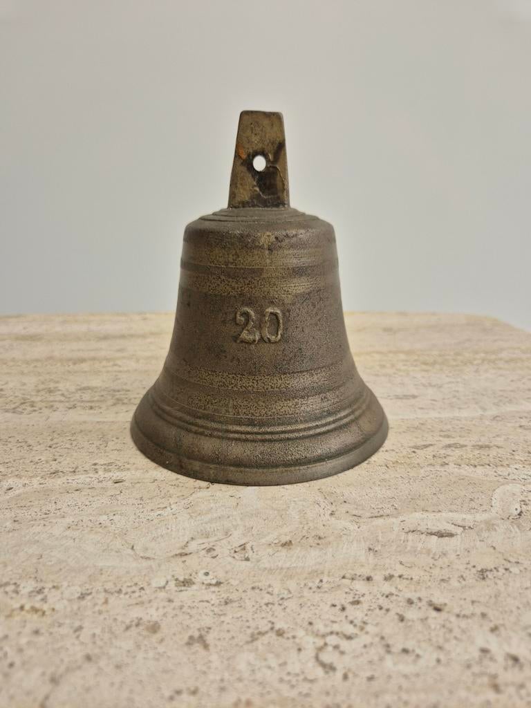 Vintage messing bel, Ophalen of Verzenden