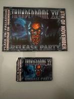 Thunderdome XV Flyer incl bijbehorende ticket (8 Nov 1996), Gebruikt, A4 of kleiner, Rechthoekig Liggend, Ophalen of Verzenden