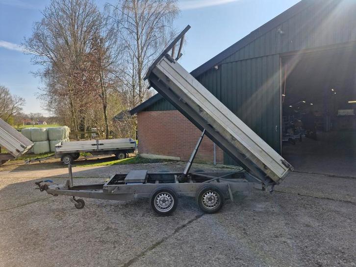 Saris 3z elektrische kieper 2700kg, Auto diversen, Aanhangers en Bagagewagens, Gebruikt, Ophalen