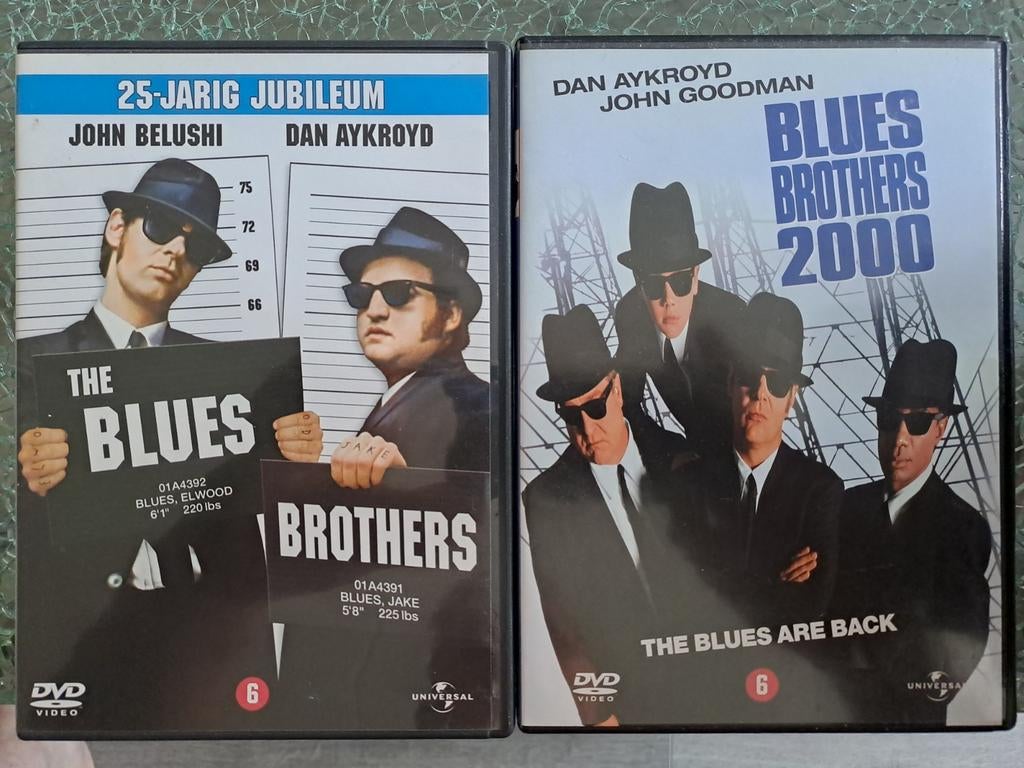 Blues brothers - 2x (dvd), Alle leeftijden, Ophalen of Verzenden, 1980 tot heden, Zo goed als nieuw