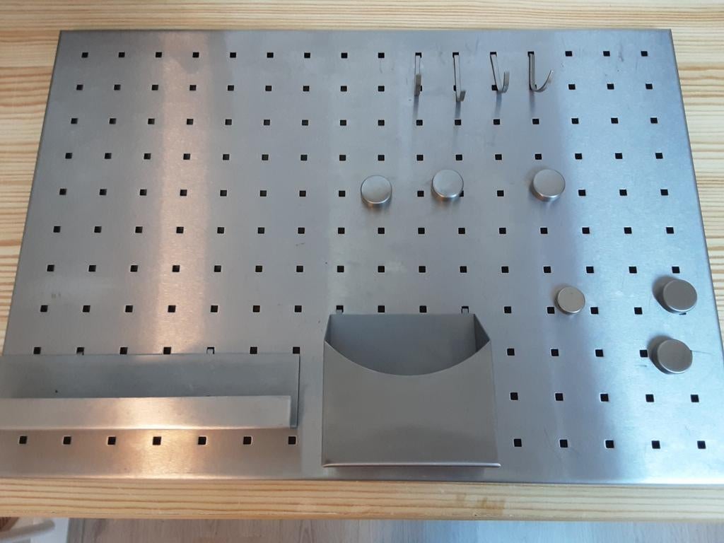 Magneetbord, metaal, Ophalen of Verzenden, Zo goed als nieuw, Metaal, Overige typen