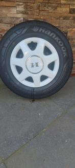 Orginele Hobby wieldoppen set (2 stuks) met H-logo, Caravans en Kamperen, Ophalen of Verzenden, Zo goed als nieuw