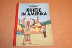 Kuifje in Amerika - Oude druk met linnen rug - 1965, Boeken, Stripboeken, Eén stripboek, Ophalen of Verzenden, Gelezen