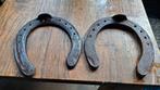 2 mooie complete oude paarden hoefijzers, Ophalen