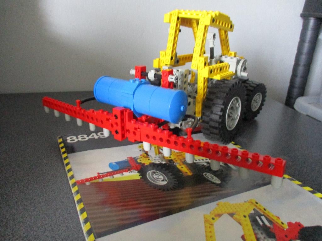 lego technic Set 8849 Tractor, Ophalen of Verzenden, Gebruikt, Complete set, Lego