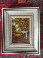 Schilderij van E. Visser, boslandschap, Antiek en Kunst, Kunst | Schilderijen | Klassiek, Ophalen