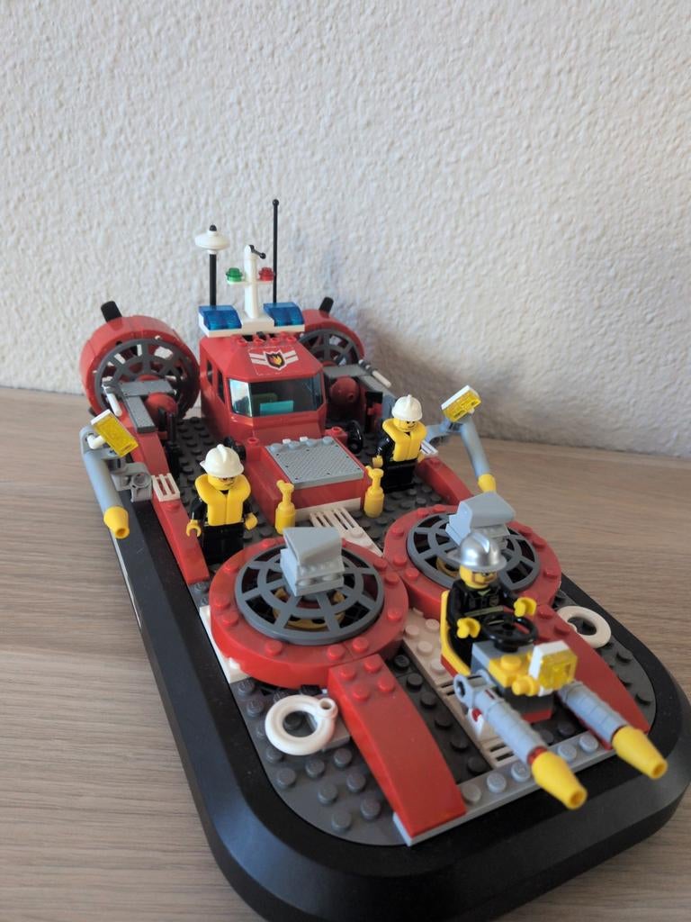 Lego 7944 brandweer hovercraft, Compleet, Lego, Ophalen of Verzenden, Complete set