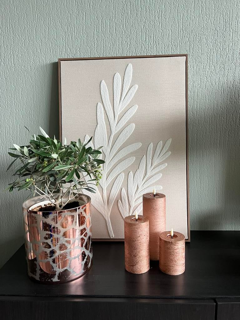 PTMD leopard vaas (roze), Overige kleuren, Nieuw, Ophalen of Verzenden, Glas