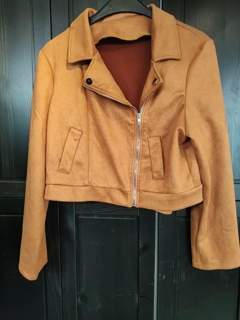 Nieuwe mooie jasje maat 46/48 Shein, Kleding | Dames, Grote Maten, Ophalen of Verzenden, Nieuw, Bruin, Jasje of Colbert