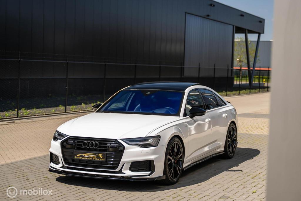 Dikke Audi A6 55 TFSI e *Quattro*Competition*, Auto's, Audi, Gebruikt, Euro 6, 4 cilinders, Wit