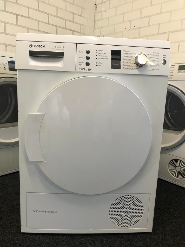 €259 8kg Warmtepomp droger Bosch Serie6 A++ MET GARANTIE, Ophalen, Minder dan 85 cm, Overige typen, 8 tot 10 kg