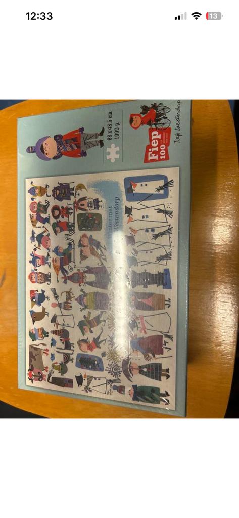 Fiep Westendorp puzzel 1000 pcs, Ophalen of Verzenden, 500 t/m 1500 stukjes, Nieuw