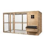 Houten Konijnenren Luuk groot nachthok, Dieren en Toebehoren, Knaagdieren en Konijnen | Hokken en Kooien, 110 cm of meer, Nieuw