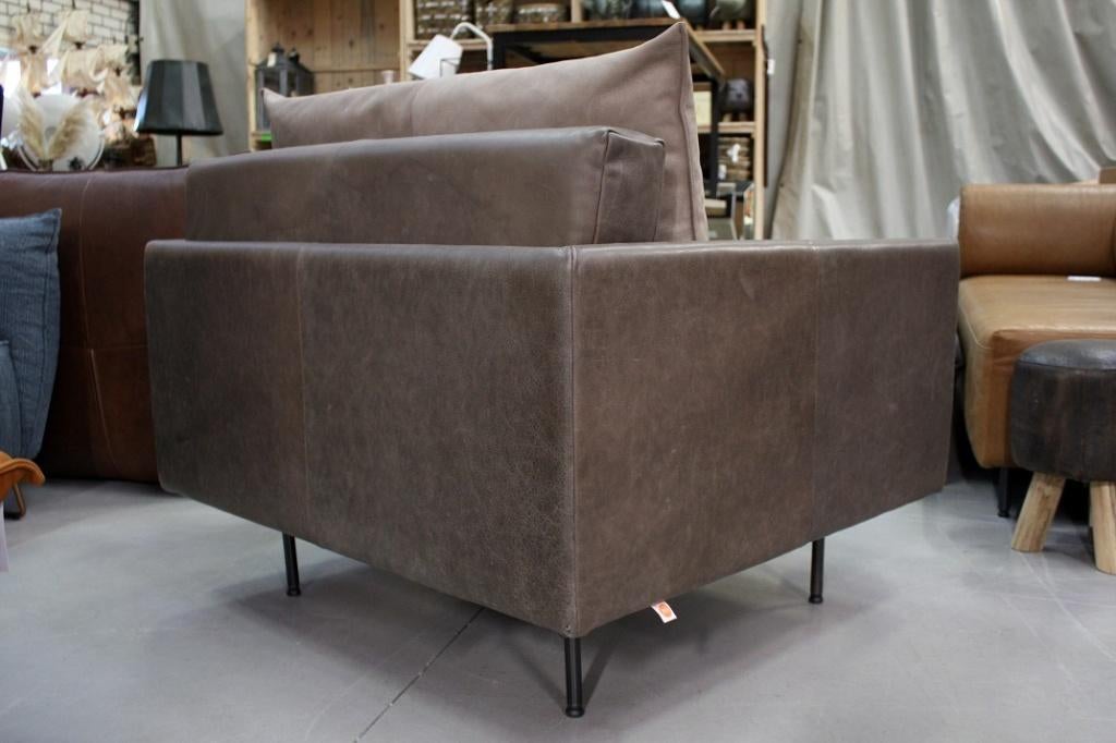 Luxe fauteuil loveseat Jazz Jess Design naturel modern, Ophalen, 75 tot 100 cm, Zo goed als nieuw, 100 tot 125 cm