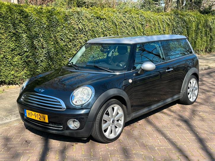 Mini Clubman 1.6 16V Cooper 120pk 2008 Zwart, Auto's, Mini, Particulier, Clubman, ABS, Airbags, Airconditioning, Boordcomputer