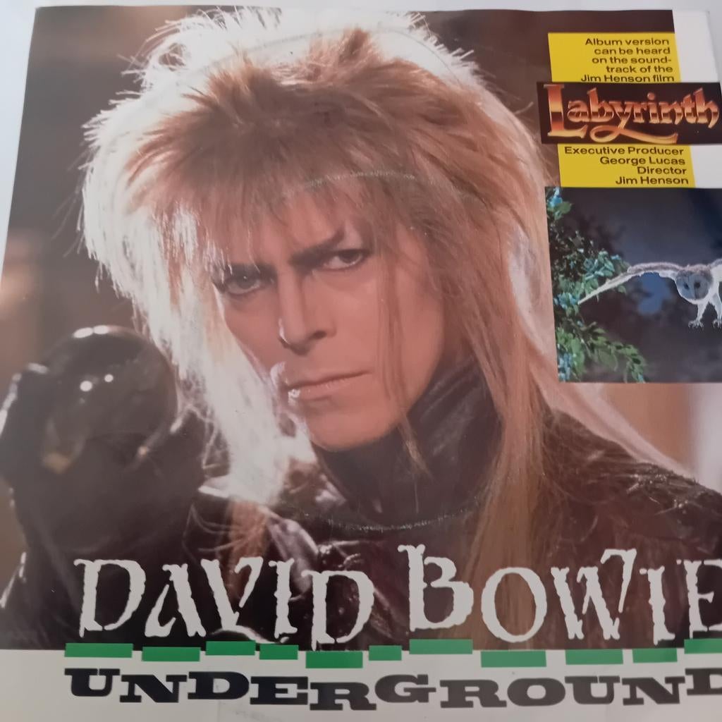 David Bowie - Underground (Single) uit Labyrinth, Ophalen of Verzenden, Gebruikt