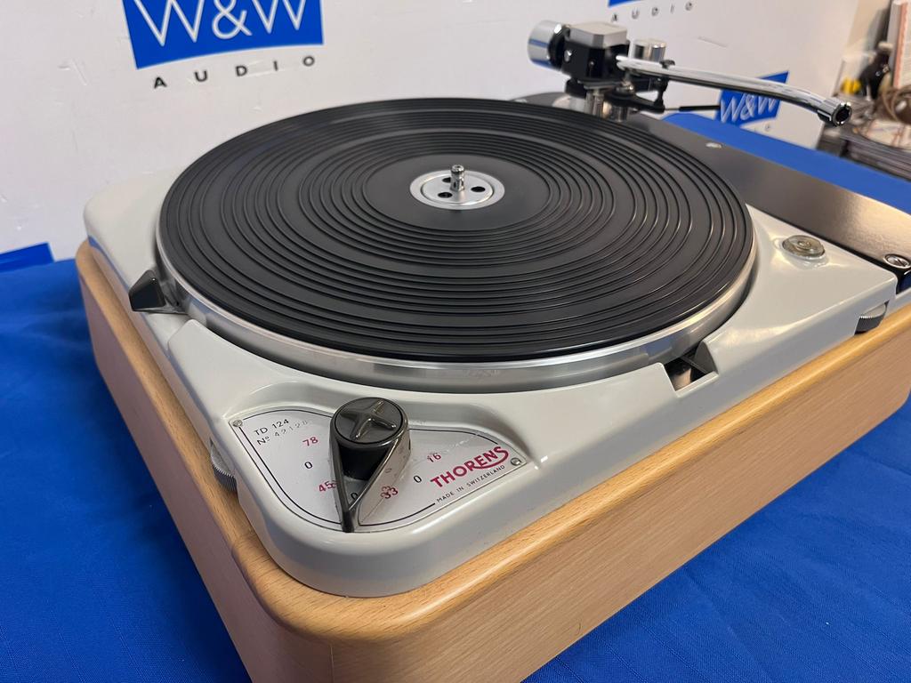Thorens TD124 - Klassieke Idler-Drive Draaitafel, Gebruikt, ., Thorens, Ophalen of Verzenden