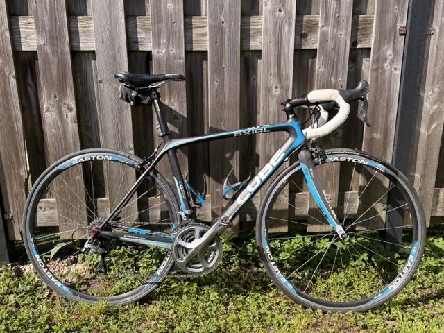 Cube Axial WLS Carbon – Shimano Ultegra – Maat 52, Gebruikt, 26 inch, Velgrem, Ophalen
