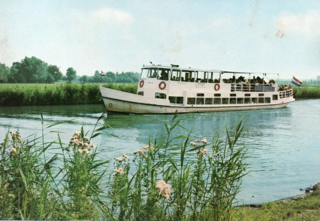 Harderwijk. Rederij "Randmeer".  M.S. Caroline., Verzamelen, Ansichtkaarten | Nederland, Verzenden, 1960 tot 1980, Gelopen, Gelderland