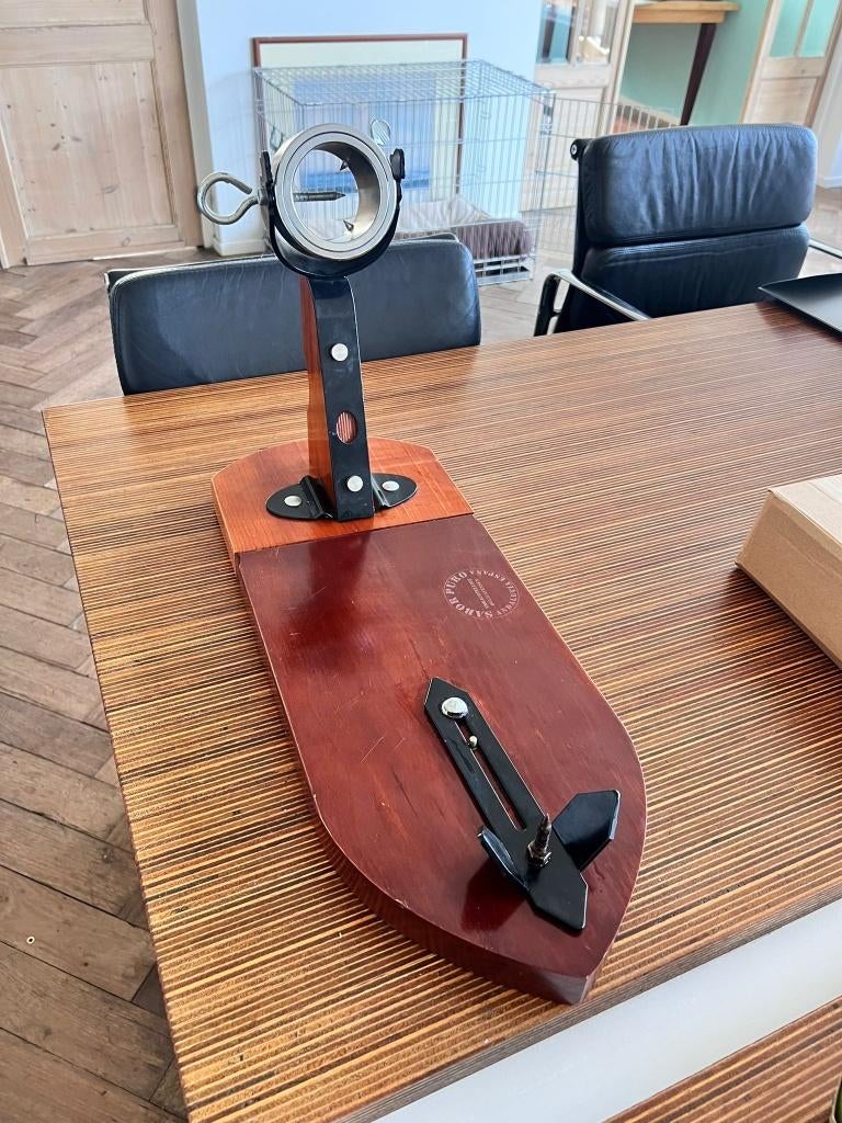 Professionele hamhouder / Jamonero / Hamklem, Ophalen, Hout, Snij-/serveerplank, Zo goed als nieuw