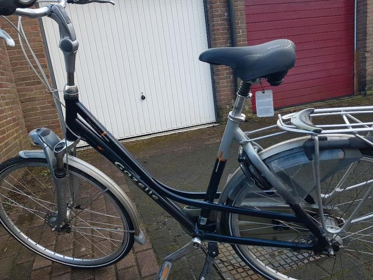 Damesfiets  Gazelle, Fietsen en Brommers, Fietsen | Dames | Damesfietsen, Gebruikt, Gazelle, Versnellingen, 53 tot 56 cm, Ophalen