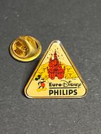 Vintage Euro Disney Philips Mickey Mouse Pin Badge, Ophalen of Verzenden, Zo goed als nieuw, Nvt, Nvt