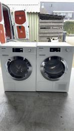 Miele Setje - Wasmachine & Warmtepompdroger - NIEUWSTAAT!, Witgoed en Apparatuur, Was-droogcombinaties, 8 tot 10 kg, Ophalen, Zo goed als nieuw