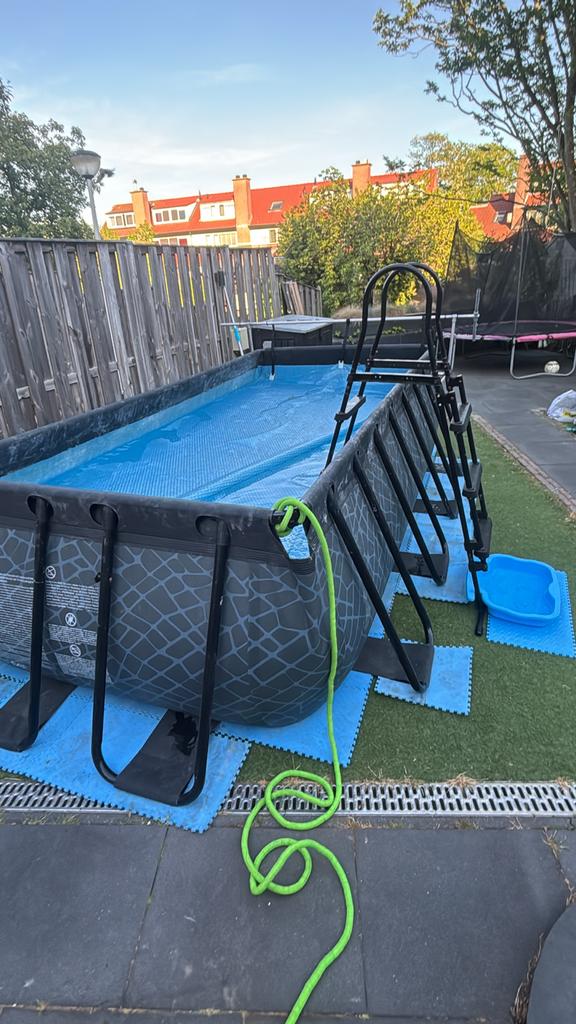 Exit zwembad 4x2 meter - Rechthoekig opzetzwembad, Tuin en Terras, Zwembaden, Ophalen, Gebruikt, 200 tot 300 cm, 80 tot 120 cm