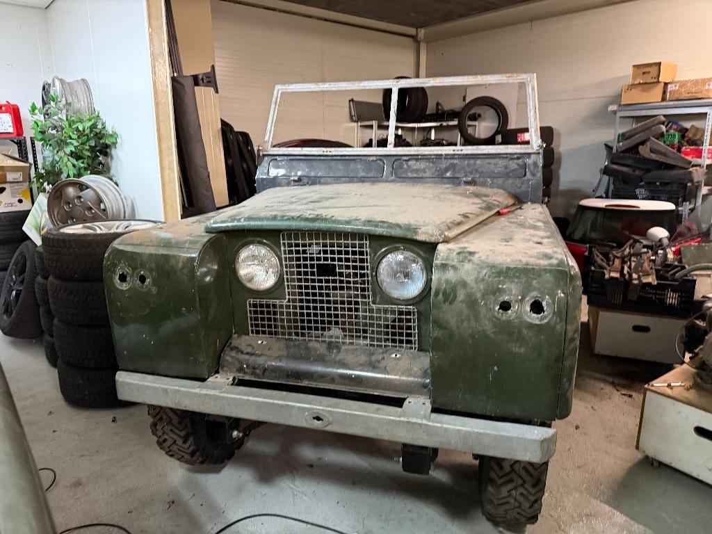 Land Rover 109 serie 2, 1969, 2,25 benzine, Auto's, Land Rover, Zwart, 4 cilinders, 60 pk, Bedrijf