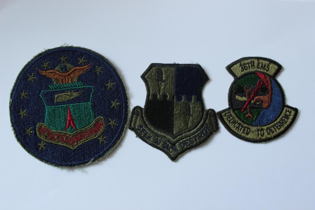 3 tal usafe  patches, Verzenden, Zo goed als nieuw, Patch, Badge of Embleem