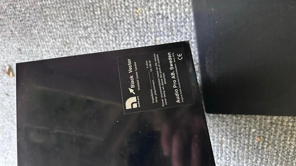 Audio Pro Black Vector Shielded Center Speaker, Overige merken, Gebruikt, Ophalen of Verzenden, 60 tot 120 watt