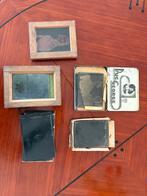 Oude glasnegatieven met portretten, circa 1900, Verzamelen, Ophalen, Gebruikt, Foto, Voor 1940