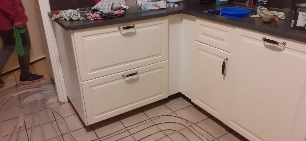 ikea Metod keuken frontjes Bodbyn ecru, Ophalen, Wit, 50 tot 100 cm, Zo goed als nieuw