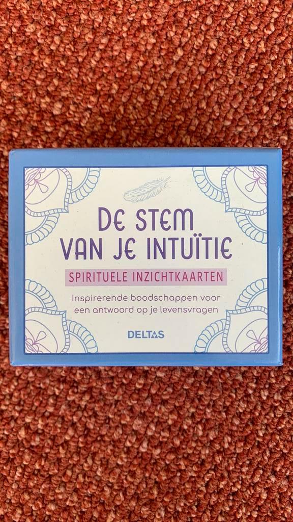 Spirituele inzichtkaarten De stem van je intuïtie, Boeken, Esoterie en Spiritualiteit, Zo goed als nieuw, Overige typen, Spiritualiteit algemeen