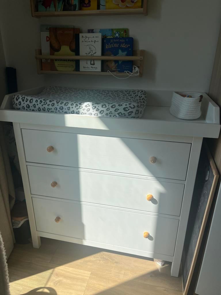Commode wit, Gebruikt, 50 tot 70 cm, Ophalen of Verzenden, 100 cm of meer
