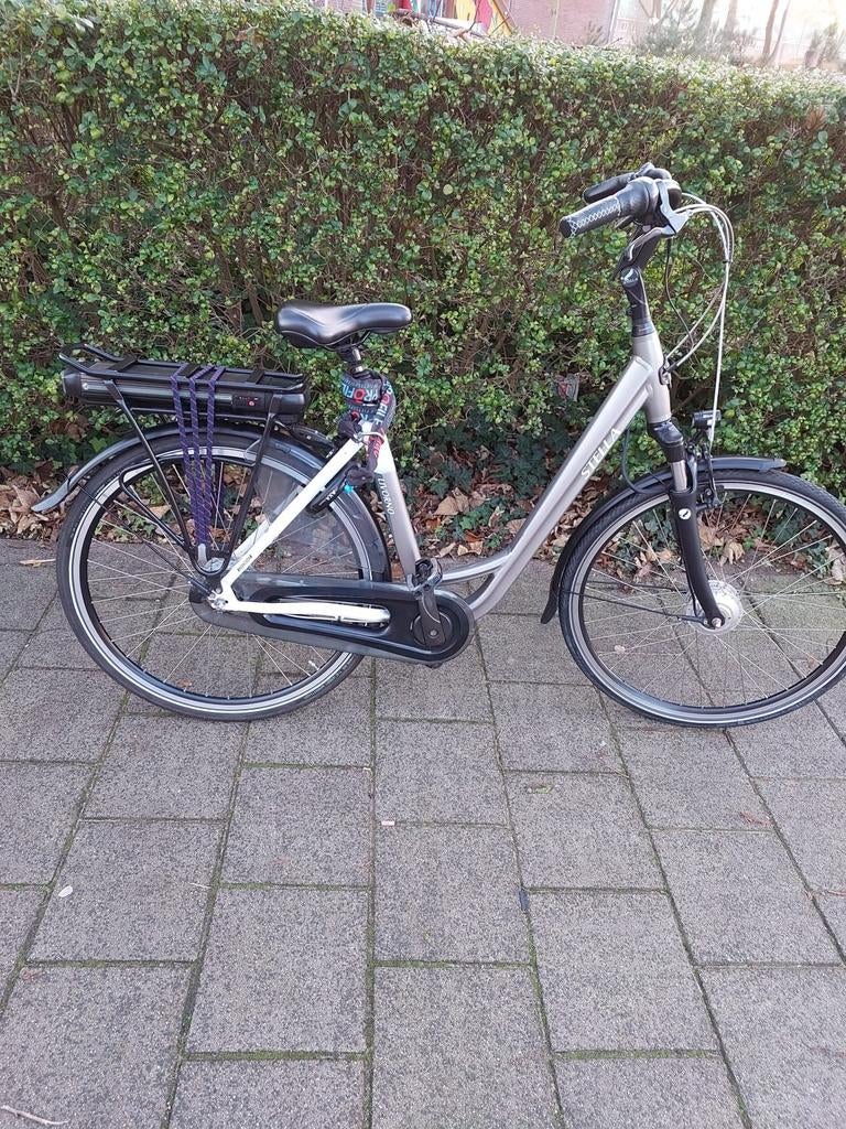 Stella Livorno Damesfiets met voorwielmotor, Gebruikt, Versnellingen, 50 tot 53 cm, Ophalen
