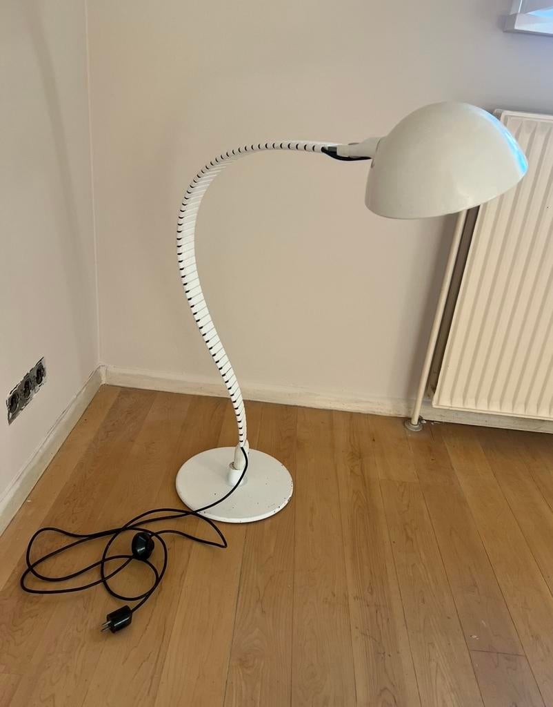 Vintage Gooseneck Vloerlamp - Jaren '70/'80 Design, Ophalen of Verzenden