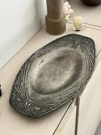 Franse Art Deco Grote Tray, A.Chaigneau, Butterfly Decor., Ophalen of Verzenden, Zo goed als nieuw, Rond, Hout