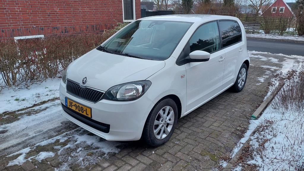 Skoda Citigo 1.0 T 44KW 5D 2016 Wit, Voorwielaandrijving, 840 kg, 4 stoelen, Wit