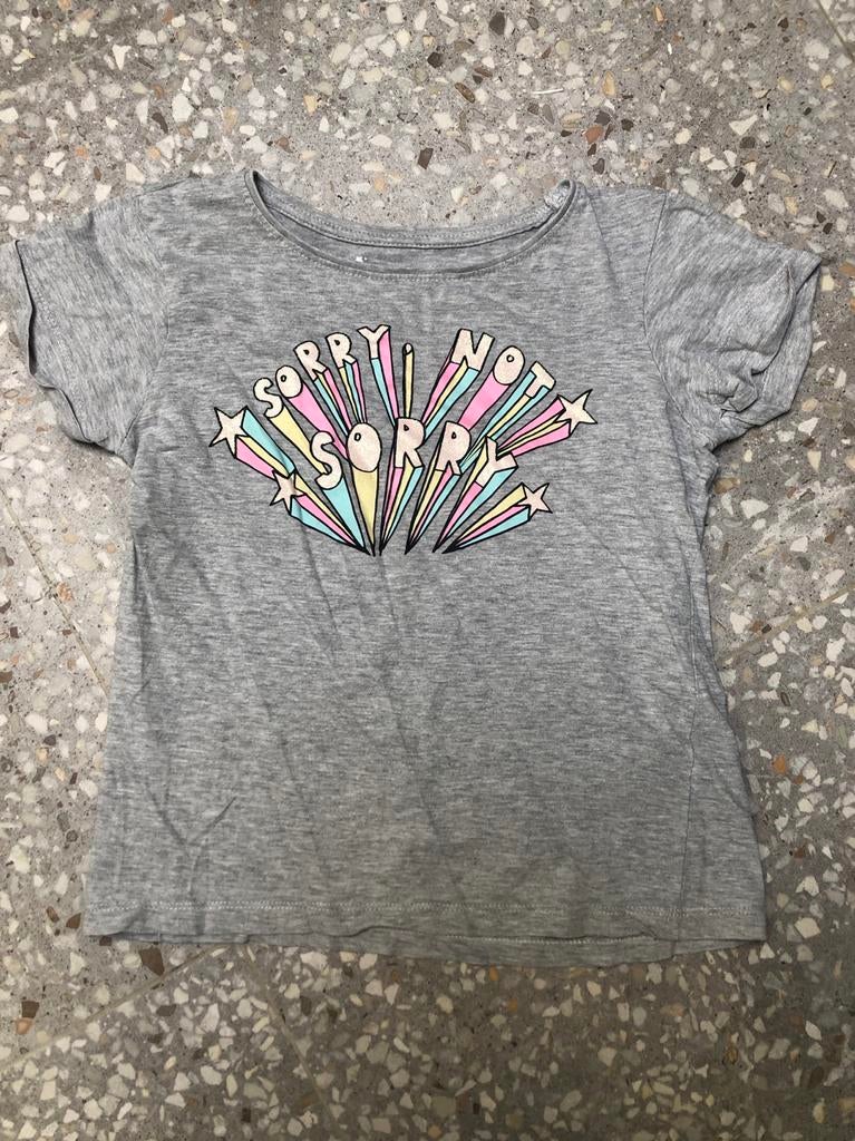 Grijs t-shirt Primark maat 140, Kinderen en Baby's, Kinderkleding | Maat 140, Ophalen of Verzenden, Zo goed als nieuw, Meisje