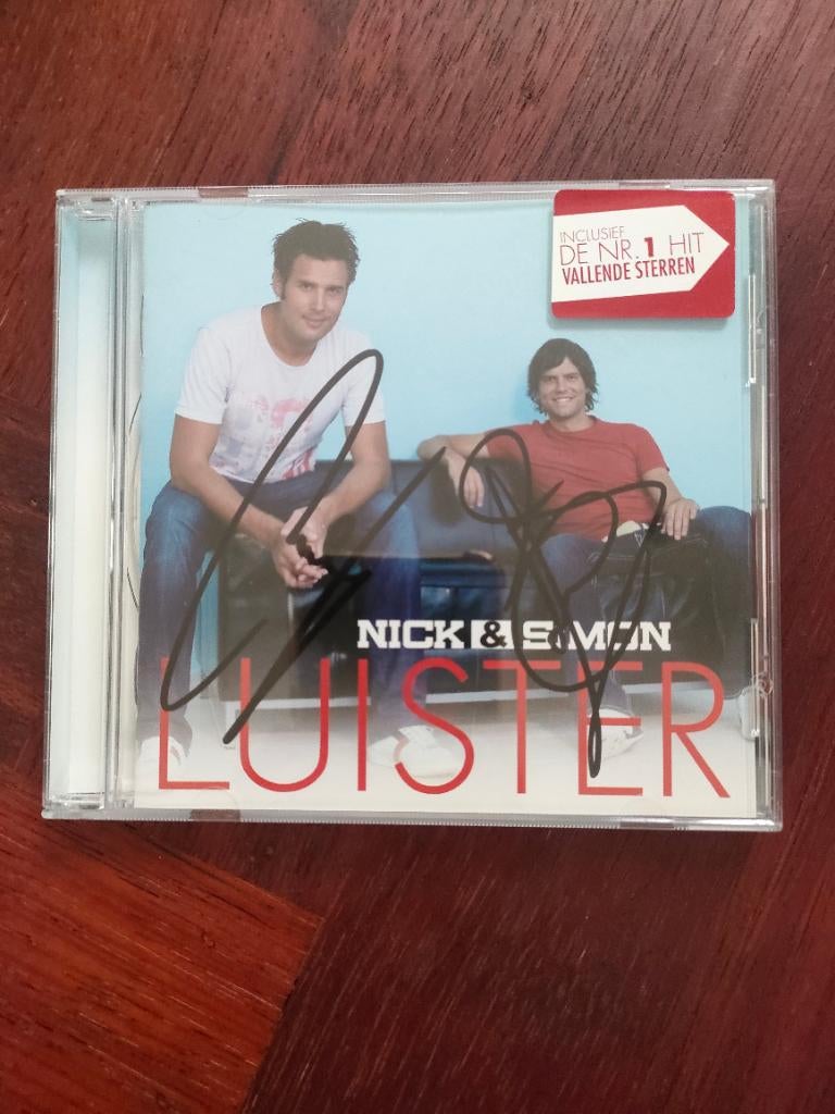 Gesigneerde cd Nick & Simon, Ophalen, Zo goed als nieuw, Levenslied of Smartlap