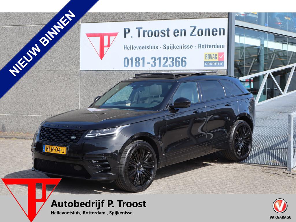 Land Rover Range Rover Velar 2.0 P400e R-Dynamic Dealeronder, Auto's, Land Rover, Bedrijf, Te koop, 4x4, ABS, Achteruitrijcamera