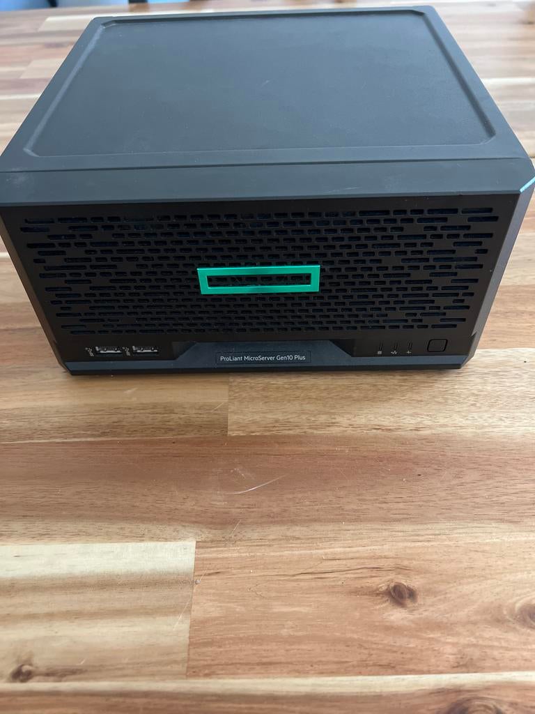 HPE ProLiant MicroServer Gen10 Plus, 32GB RAM, 7TB opslag, Gebruikt, 32 GB, Hot swappable onderdelen, Ophalen of Verzenden