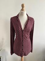 King Louie maat XL retro geruite blouse 3201, Kleding | Dames, Paars, Maat 46/48 (XL) of groter, Ophalen of Verzenden, Zo goed als nieuw