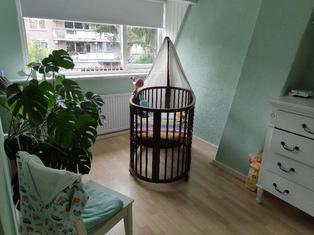 Stokke Sleepi meegroeibedje V2 Mini + Uitbreidingsset, Ophalen, Gebruikt, Overige typen