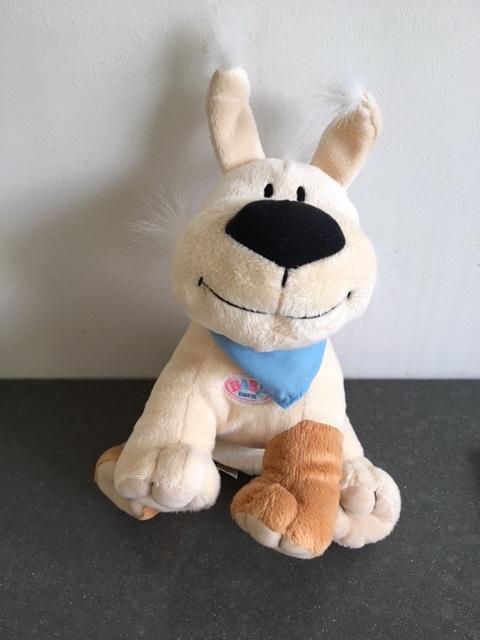Baby Born hondje, Kinderen en Baby's, Speelgoed | Knuffels en Pluche, Ophalen of Verzenden, Zo goed als nieuw, Hond
