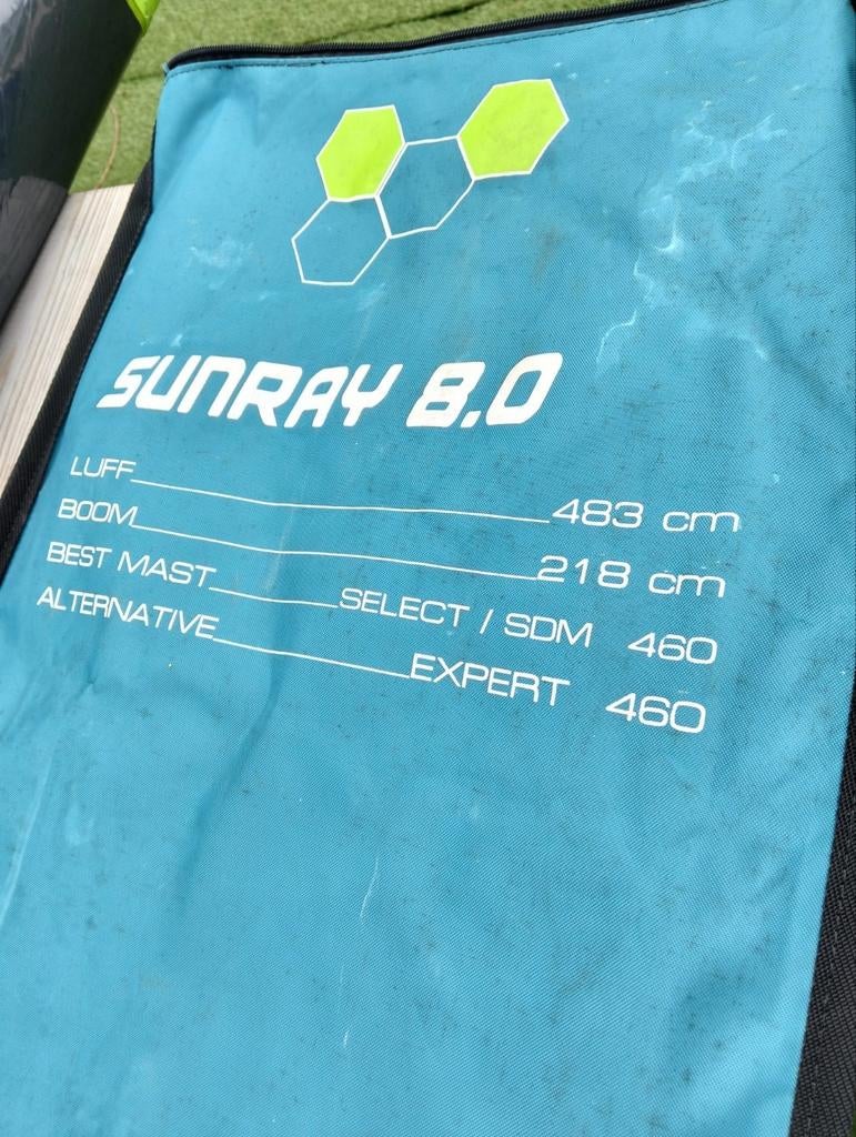 Gun Sails Sunray 8.0 m2., Ophalen, 7 m² of meer, Zeil, Nvt