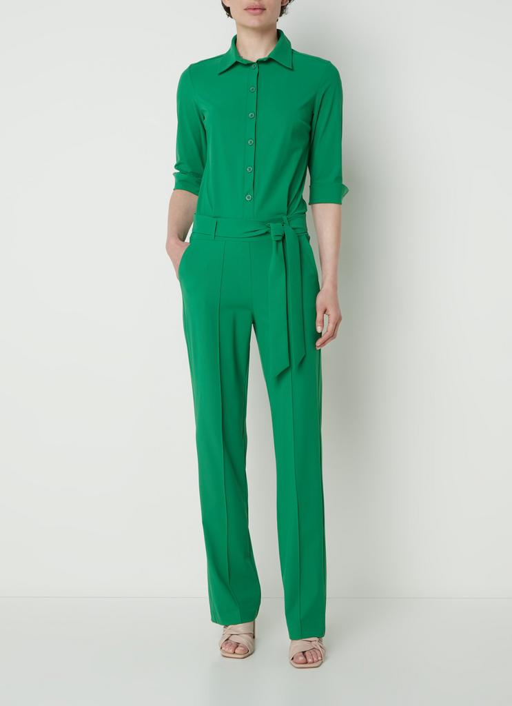 Studio Anneloes jumpsuit Feda groen maat L, Kleding | Dames, Jumpsuits, Ophalen, Zo goed als nieuw, Maat 38/40 (M), Groen