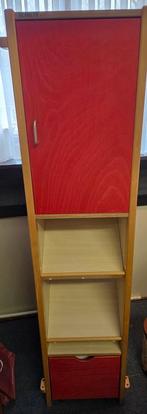 Schilte Boekenkast met Deur en Lade - Zeer Goede Staat, Ophalen, Minder dan 50 cm, Modern, Speels, Met deur(en)